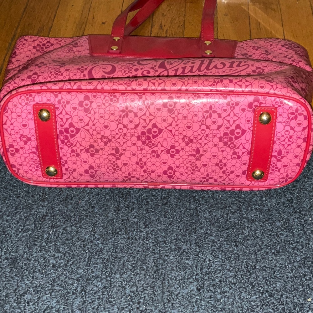 Louis Vuitton Pink Cosmo Blossom Tote Bag by Takashi Murakami Rare( EUC) - Picture 8 of 13
